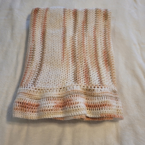 Handmade Crochet Rectanglular‎ Throw Decor Blanket - Picture 1 of 7